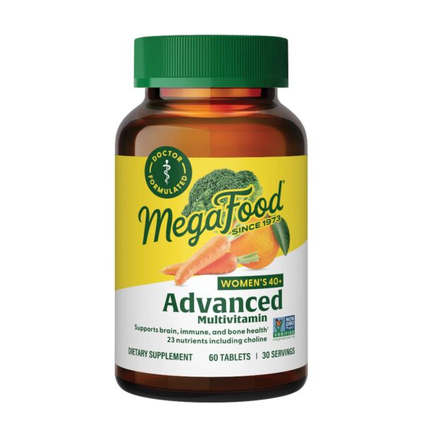 Multivitamínico para mujeres 40+ MegaFood caja frontal
