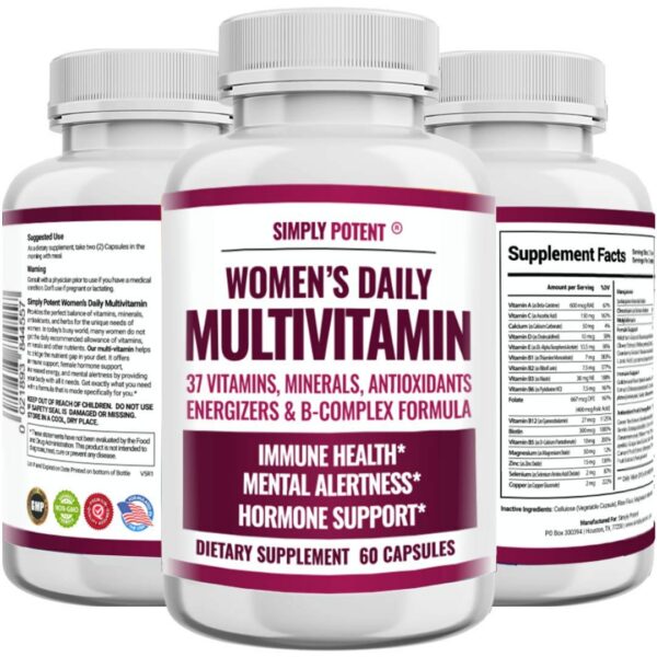 Multivitamínico para mujeres 60 cápsulas Simply Potent