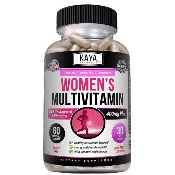 Multivitamínico para mujeres Kaya Naturals con vitaminas y minerales