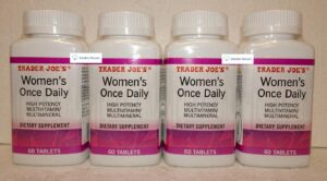 Multivitamínico mujeres Trader Joe's alta potencia botella