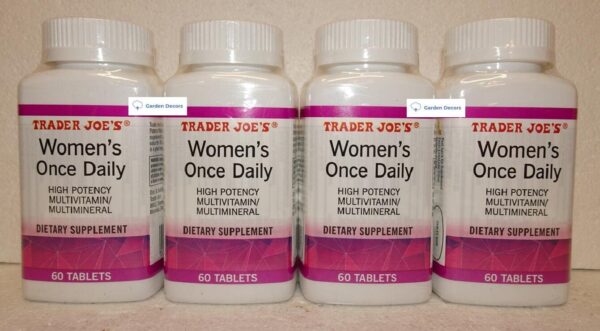 Multivitamínico mujeres Trader Joe's alta potencia botella