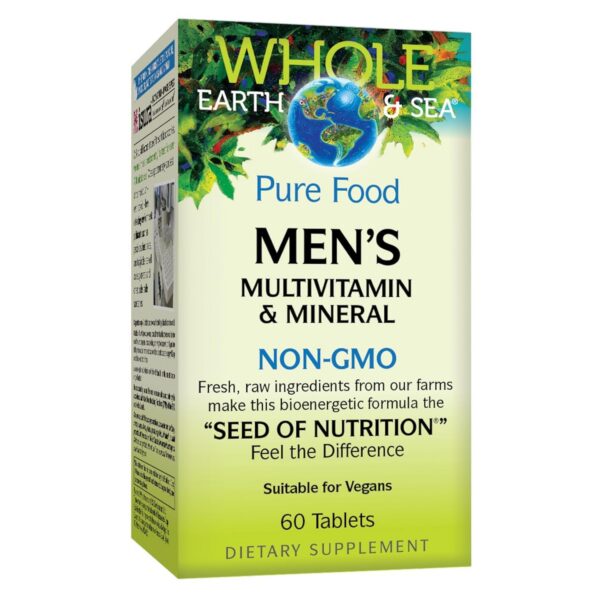 Natural Factors multivitamínico para hombres caja frontal