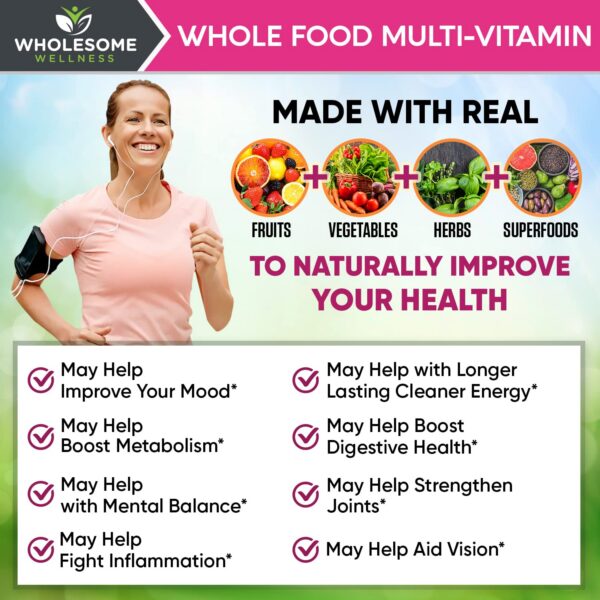 Multivitamínico natural para salud de la mujer