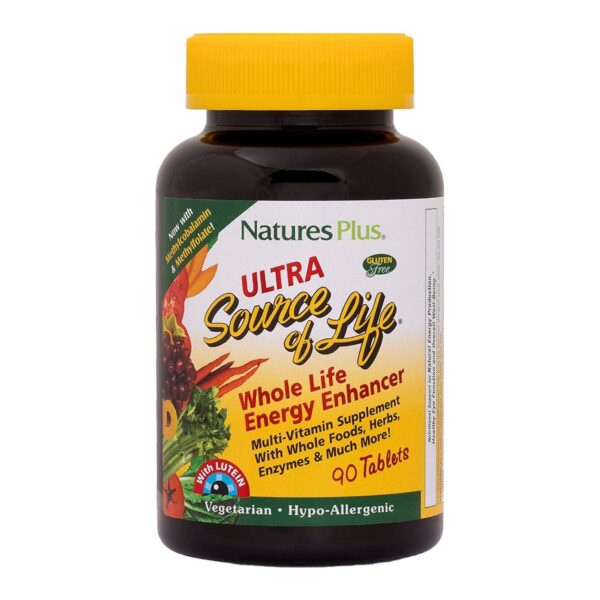 Multivitamínico Natures Plus Ultra Source of Life en envase