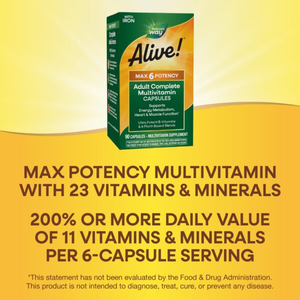 Multivitamínico Nature's Way Alive caja frontal