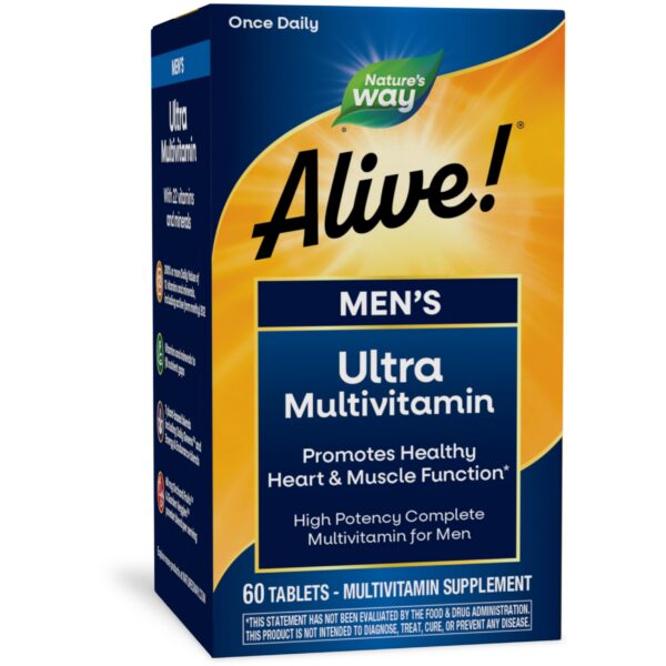 Version 1.0.0 Multivitamínico Nature Way Alive para hombres en tabletas verdes