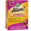 Multivitamínico Nature's Way Alive para mujeres paquete de 50 tabletas