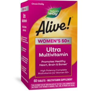 Version 1.0.0 Multivitamínico Nature's Way Alive para mujeres 50+ en tabletas