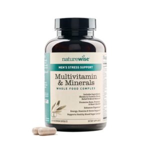 Multivitamínico NatureWise para hombres con apoyo al estrés y probióticos