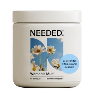 Version 1.0.0 Multivitamínico Needed para mujeres frasco 90 cápsulas