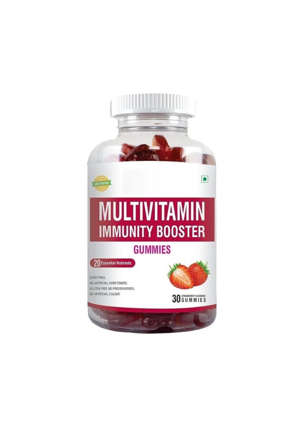 Multivitamínico nutricional botella vista frontal