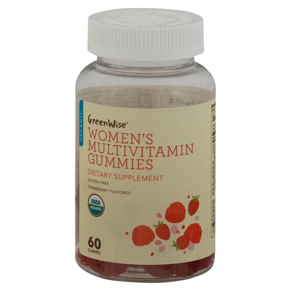 Version 1.0.0 Multivitamínico orgánico para mujeres sabor fresa gomitas Green-Wise