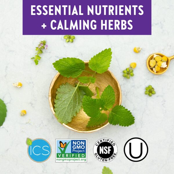 Multivitamínico Perfect Calm New Chapter lado frontal