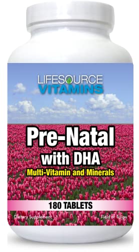Multivitamínico prenatal LifeSource 180 tabletas envase frontal
