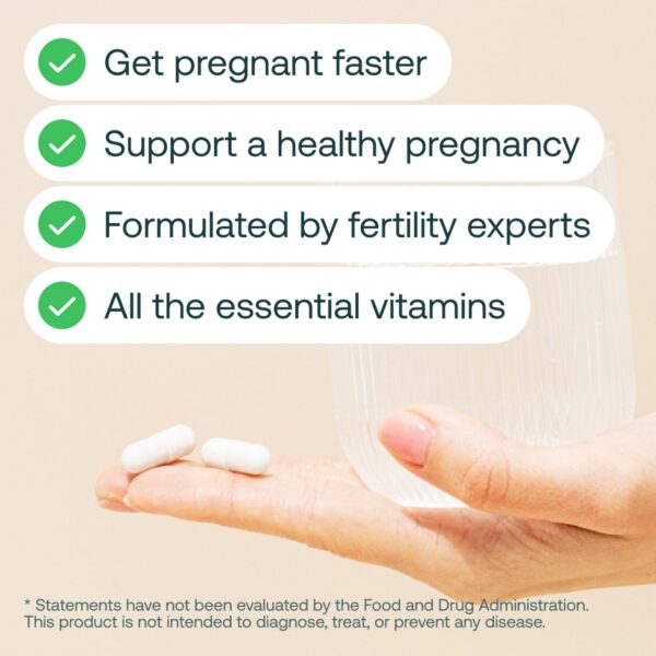 Multivitamínico prenatal natural MIRA para mujeres