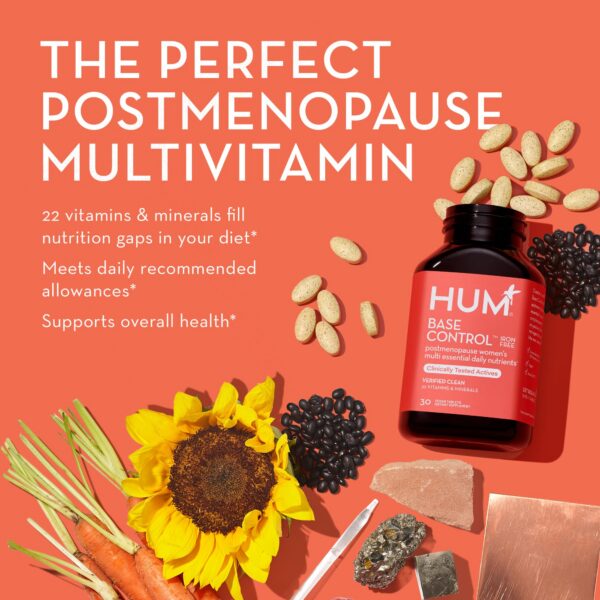 Multivitamínico para salud postmenopáusica HUM Base Control 30 cápsulas