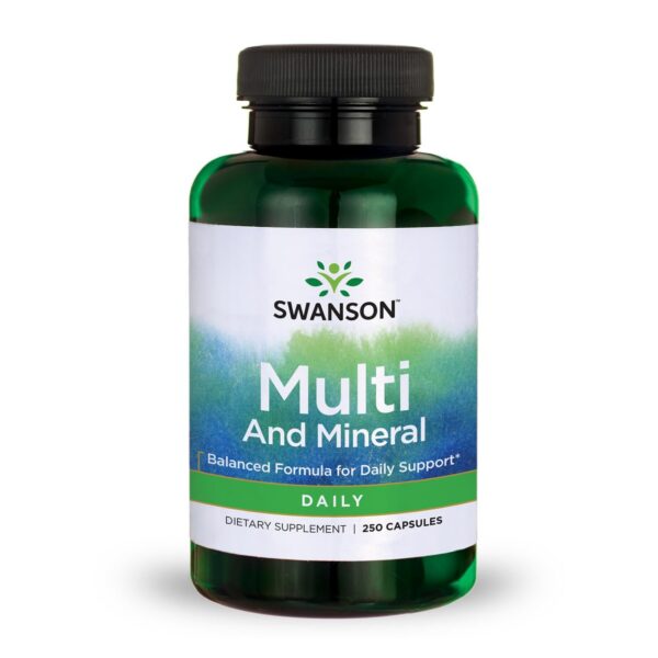Version 1.0.0 Multivitamínico Swanson multivitaminas y minerales 250 cápsulas