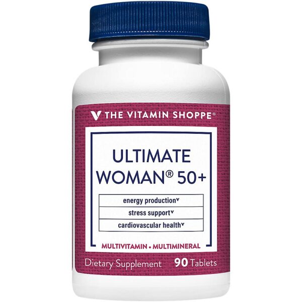 Multivitamínico Ultimate Woman 50+ tabletas para mujeres salud