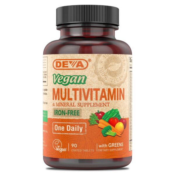 Multivitamínico vegano DEVA botella 90 tabletas