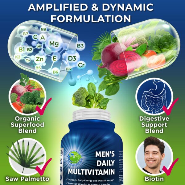 Multivitaminico vegano para hombres ingredientes y superalimentos