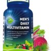 Multivitaminico vegano para hombres con saw palmetto botella frontal
