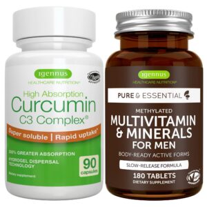 Version 1.0.0 Frasco multivitamínico vegano Igennus para hombres