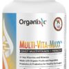 Multivitamínico vegano Organixx con frutas y verduras orgánicas