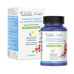 Multivitamínico vegano StellaLife DentaMedica en envase