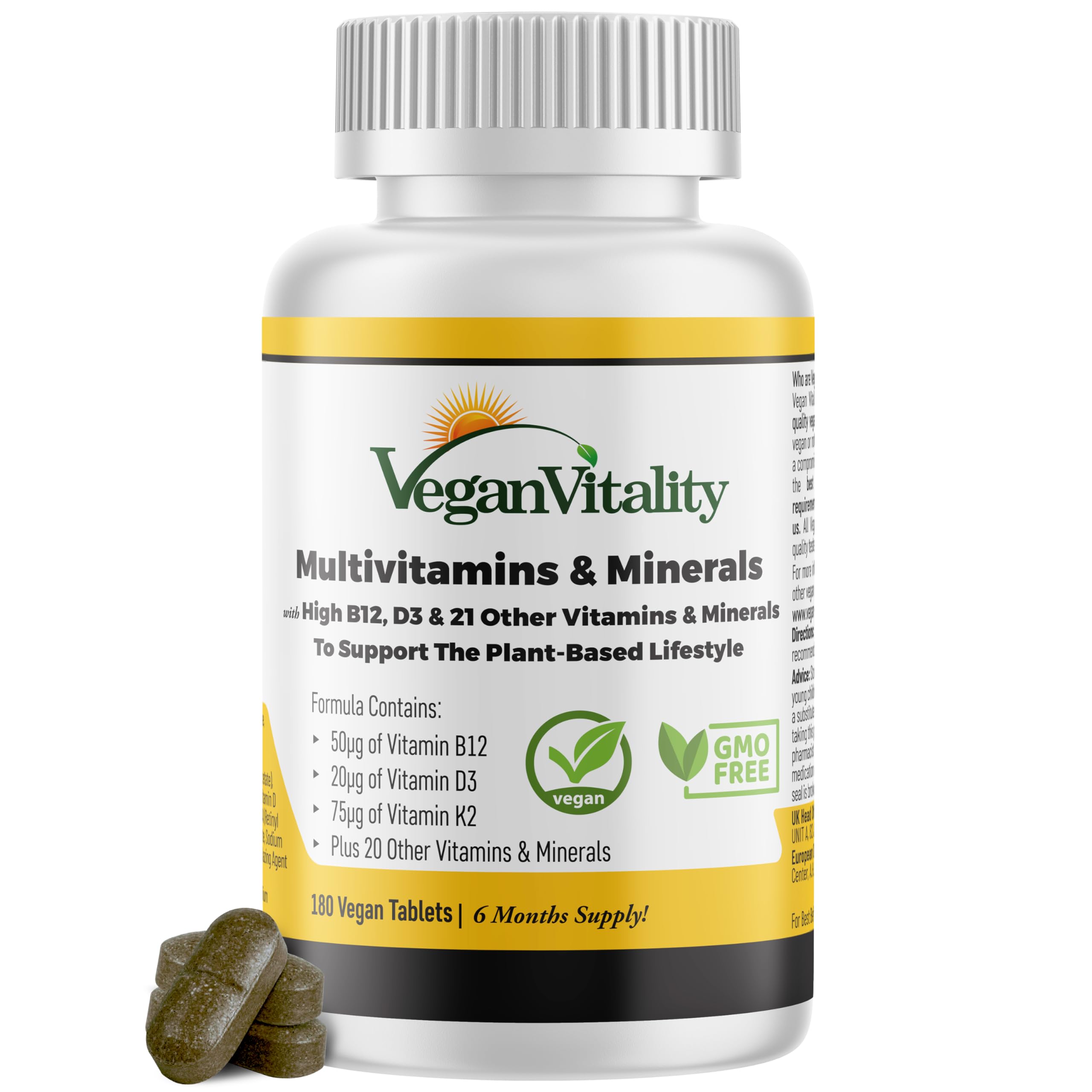 Vegan Vitality Multivitamin & Minerals