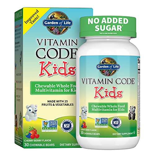 Version 1.0.0 Multivitamínico vegetariano para niños Garden of Life sabor cereza