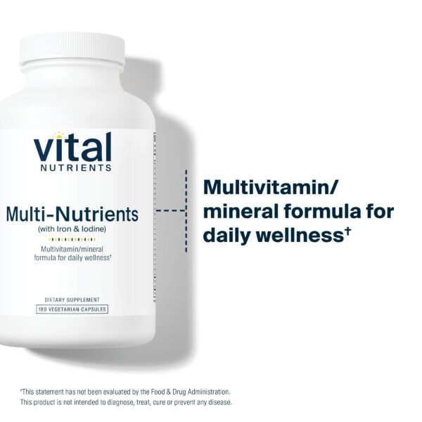 Multivitamínico Vital Nutrients presentación detallada