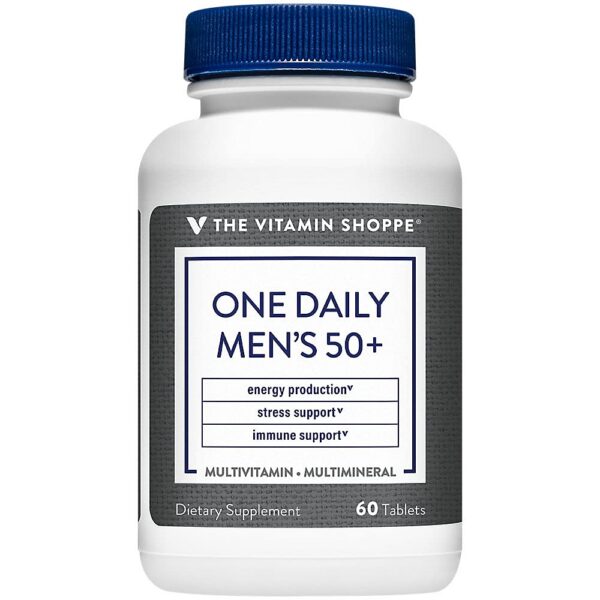 Version 1.0.0 Multivitamínico The Vitamin Shoppe One Daily para hombres 50+ 60 tabletas