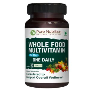 Multivitamínico Whole Food Natural para hombres frasco frontal