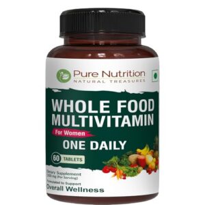Multivitamínico Whole Food Natural para mujeres frasco frontal