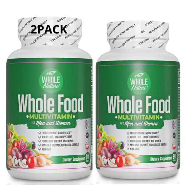 Multivitaminico Whole Nature superalimento diario hombres y mujeres