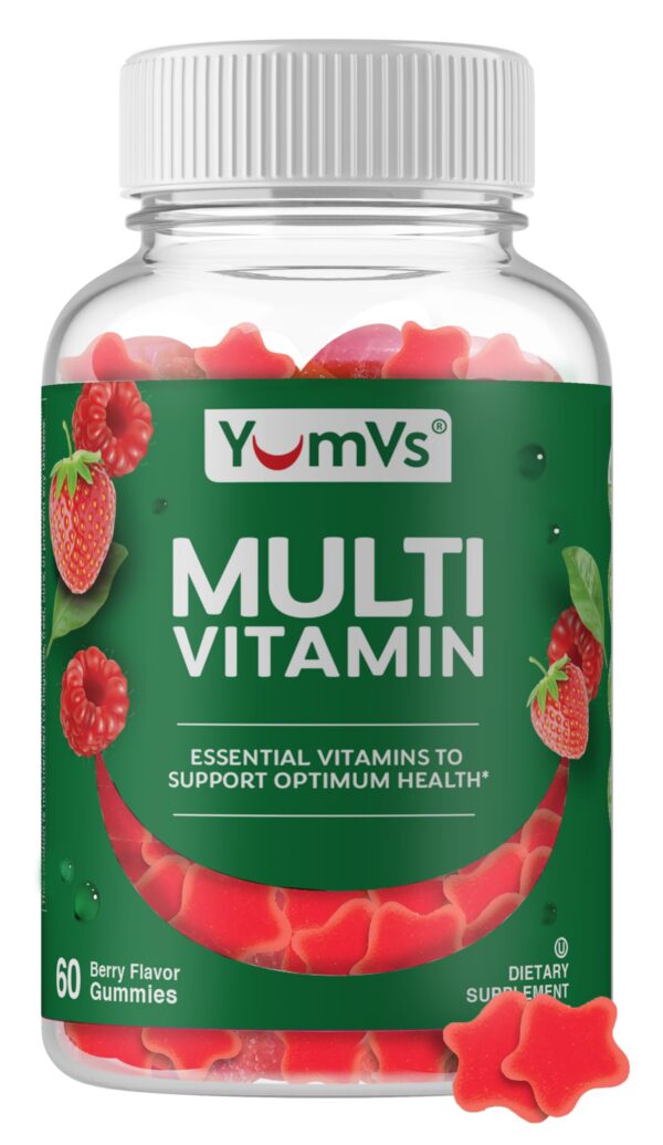 multivitaminico yum-v gomitas frambuesa salud adultos