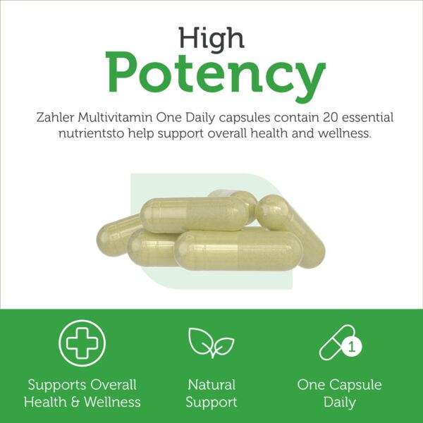 Multivitamínico Zahler suplemento para hombres y mujeres