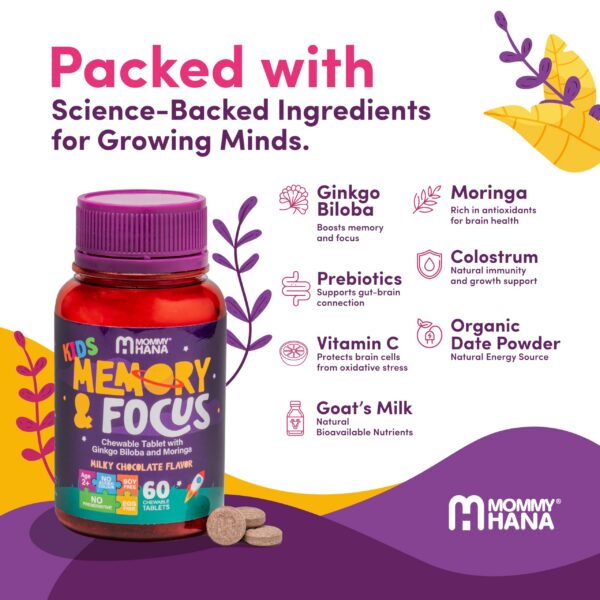 Version 1.0.0 Multivitamínicos para niños en forma de tabletas masticables sabor chocolate