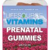 Multivitamínicos prenatales LifeSourceVitamins gomitas sabor frambuesa y limonada