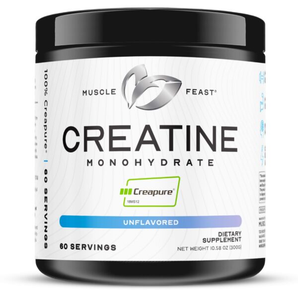 Version 1.0.0 Polvo de Creapure Creatine Monohydrate frasco