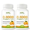 MUSCLE FOOD LABS Vitamina C y Zinc paquete 2 frascos