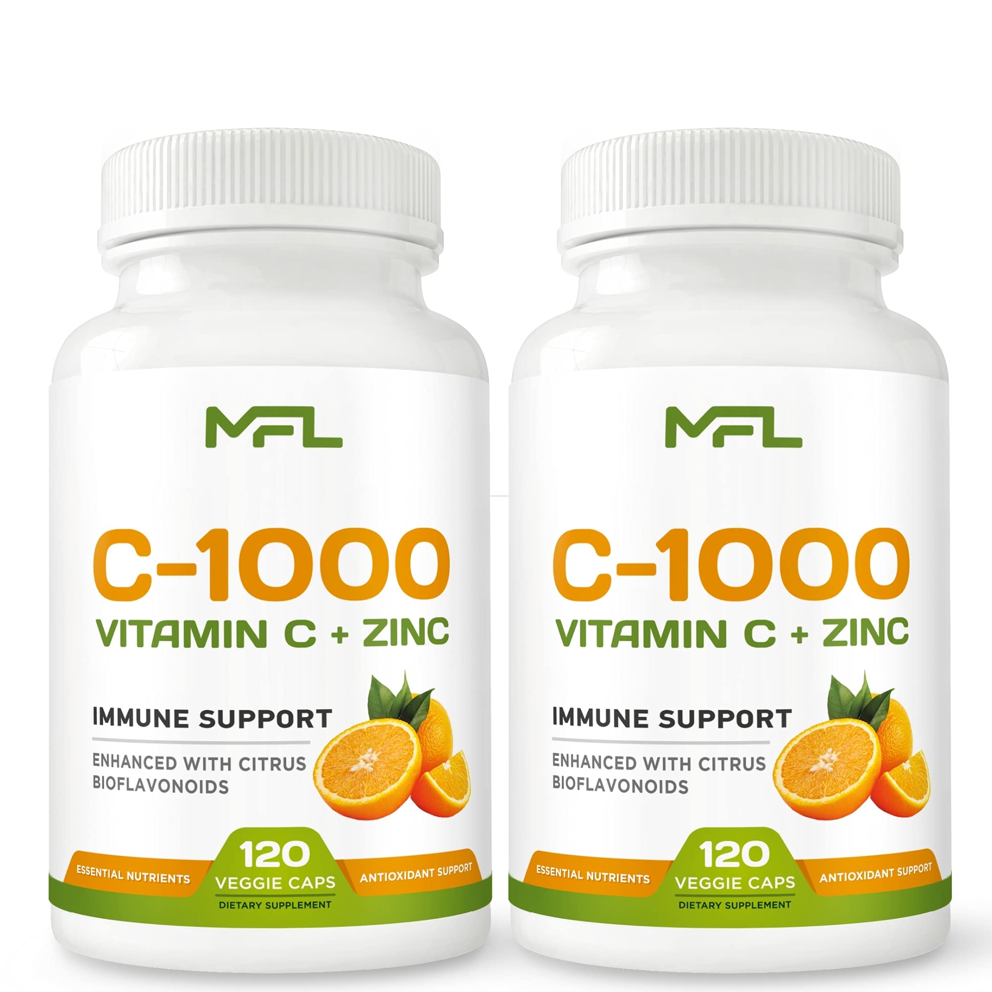 MUSCLE FOOD LABS Vitamin C 1000mg & Zinc 25mg