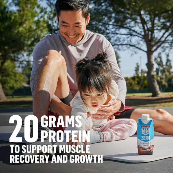 Batido Muscle Milk Zero apoyo en crecimiento y mantenimiento muscular 20g proteína