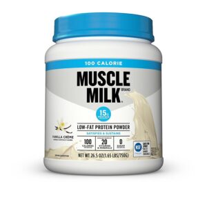 Frasco Muscle Milk Zero proteína vainilla