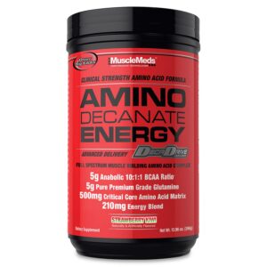 Frasco MuscleMeds Amino Decanate Energy Frasco Fruta Kiwi