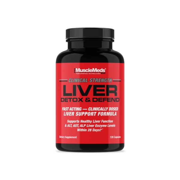 Version 1.0.0 MuscleMeds Liver Detox & Defend suplemento para limpieza hepática