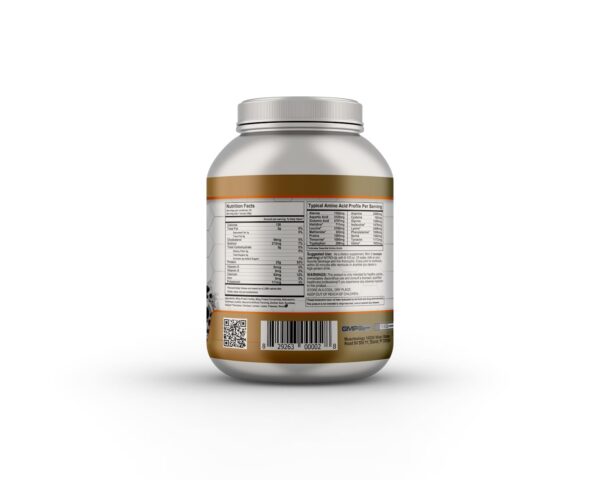 Frasco de proteína Nitro-Up con etiqueta