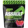 MusclePharm Assault preentrenamiento polvo sabor sandía en envase