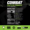 MusclePharm Combat Proteína Banana Cream etiqueta