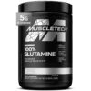 MuscleTech L-glutamina polvo etiqueta frontal